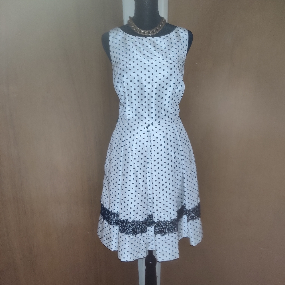 Polka dot classy dress